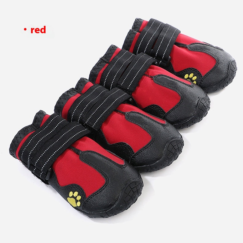 Waterproof Dog Boots – Anti-Slip Rubber Sole, Adjustable Velcro Straps, 6 Sizes