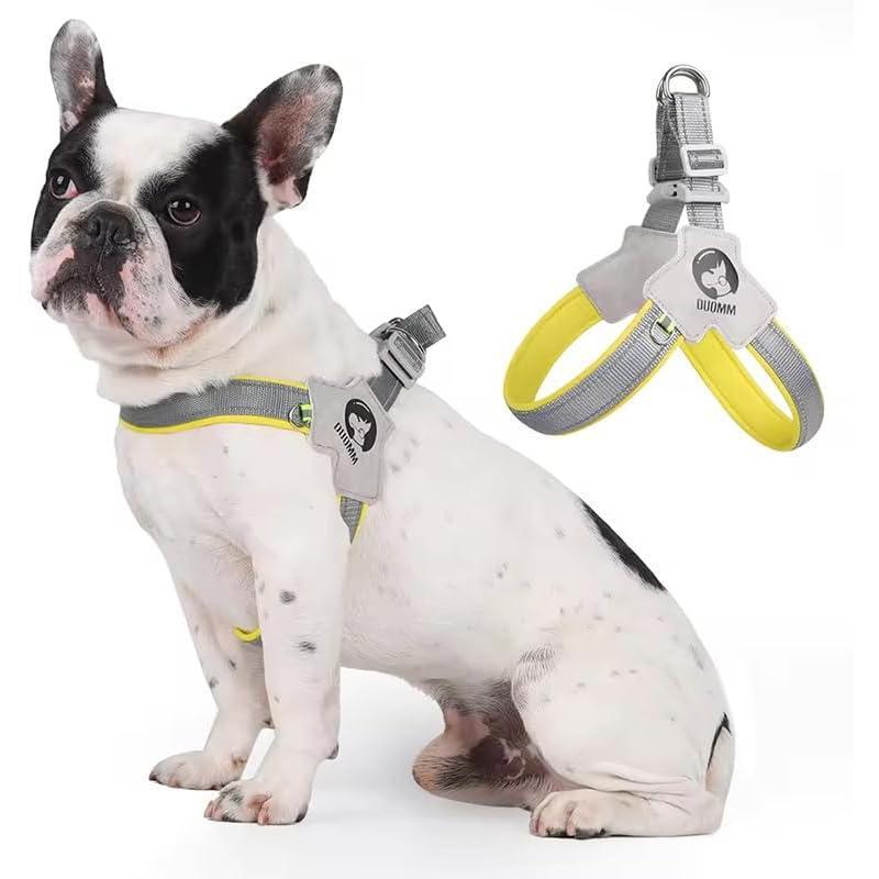 Adjustable no-pull dog harness – soft padded vest with size adjusters