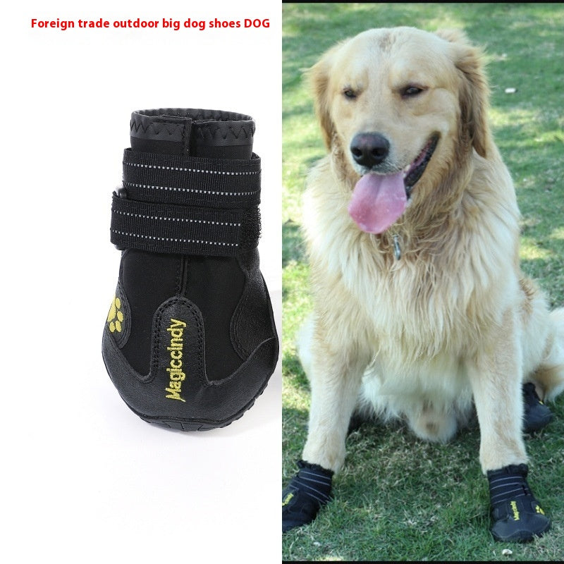 Dog boots anti-slip sole texture detail